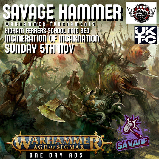 Savage Hammer - Age of Sigmar - incineration of incarnation