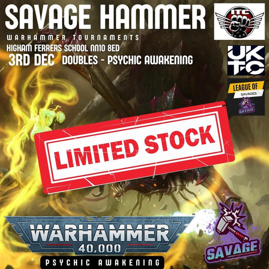 3rd Dec Savage Hammer - Psychic Awakening - Doubles