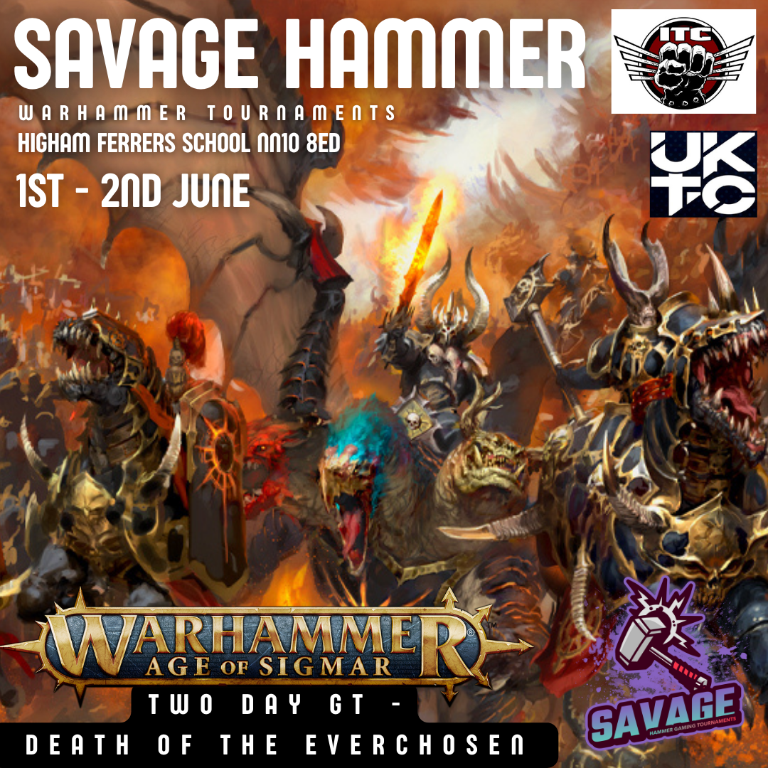 Savage Hammer - Aos - Two day GT - Death of the Everchosen - Singles